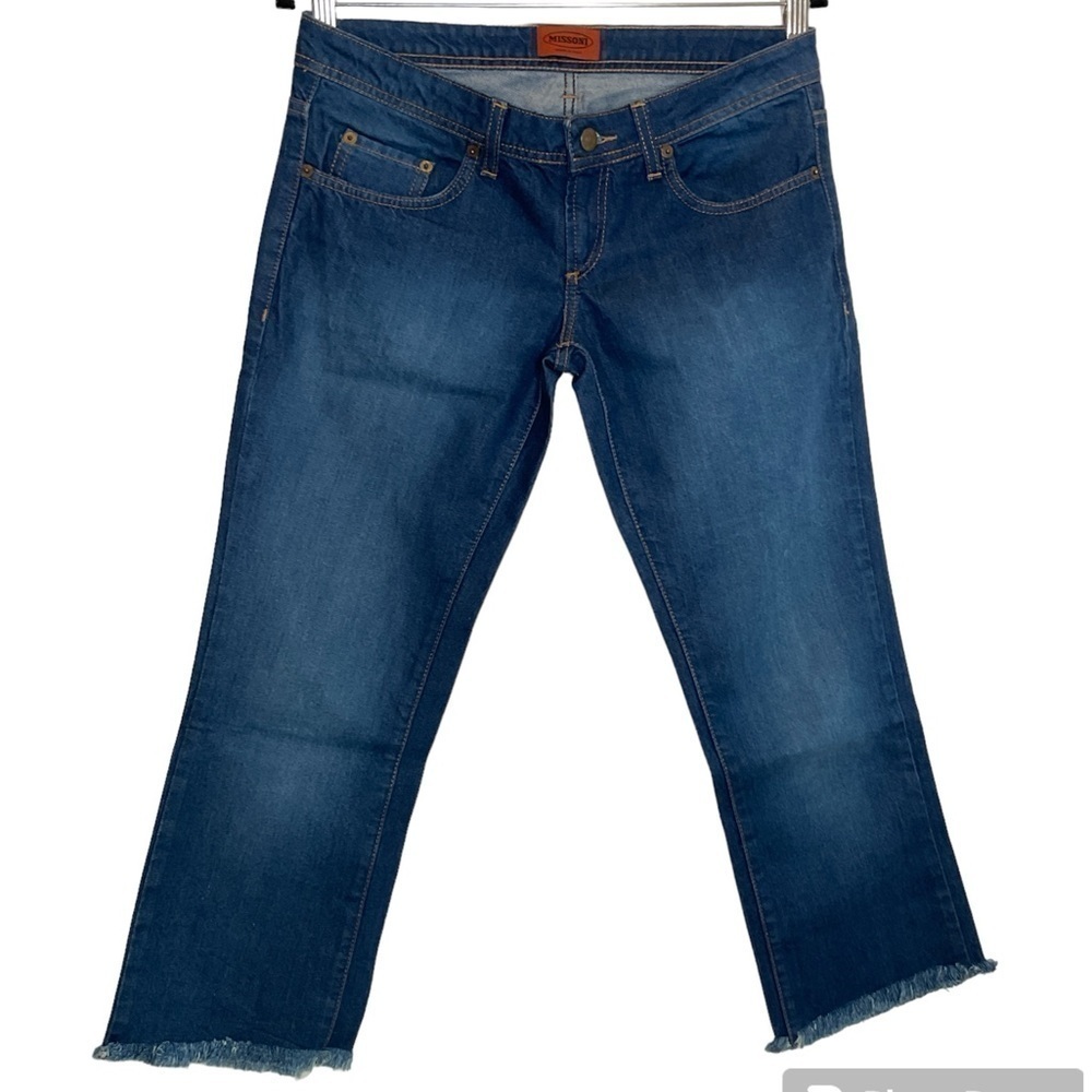 Missoni Capri Jeans Fringe Hem Size 38